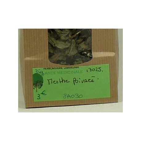 MENTHE POIVREE feuille paquet de 25 g